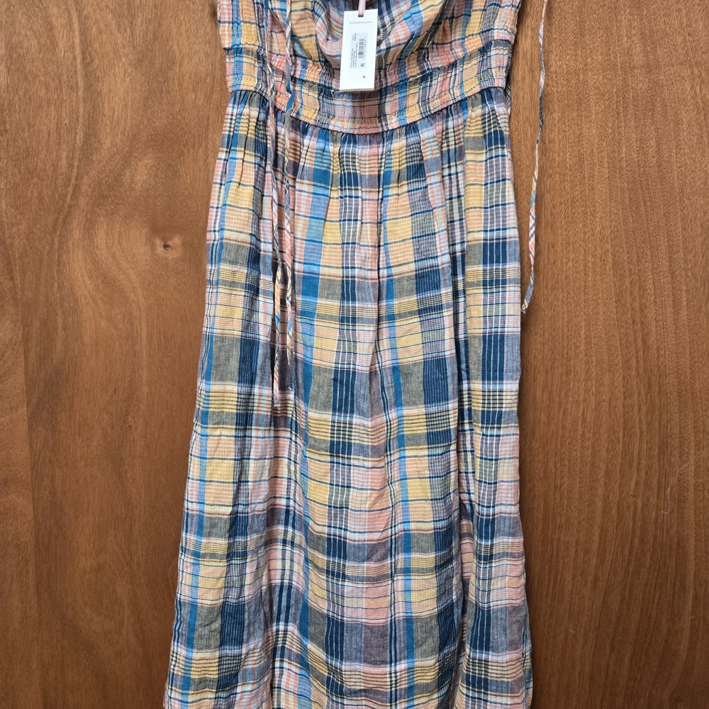 NWT Vineyard Vines Women's Large Strappy Linen Midi